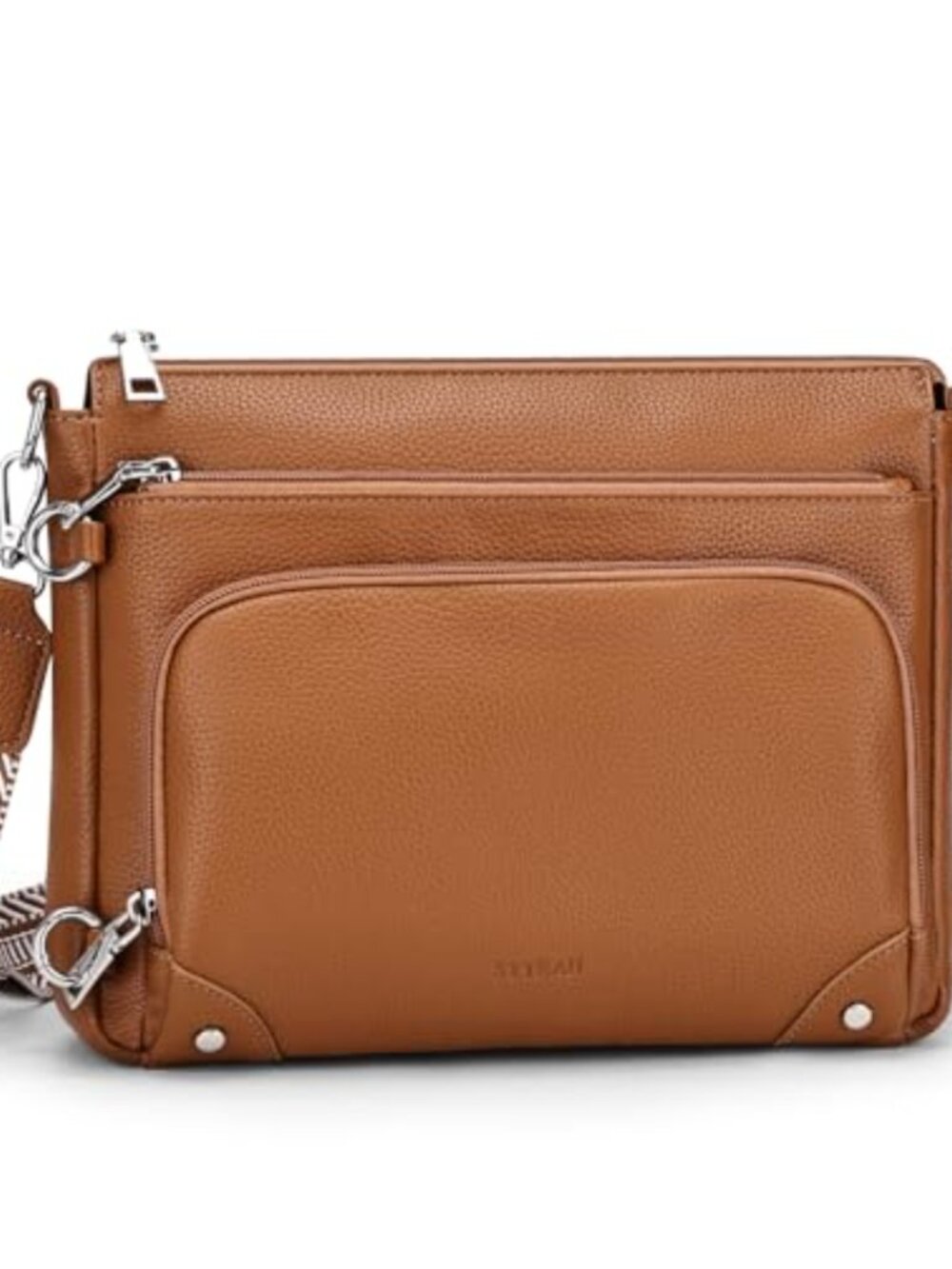 Anti-Theft Crossbody Purse with Built-in Wallet RFID Blocking Travel Bag
